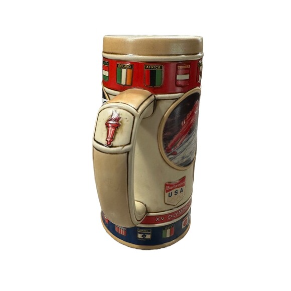 Calgary 1988 Olympic Game Mug Anheuser Busch Budweiser - Picture 4 of 4